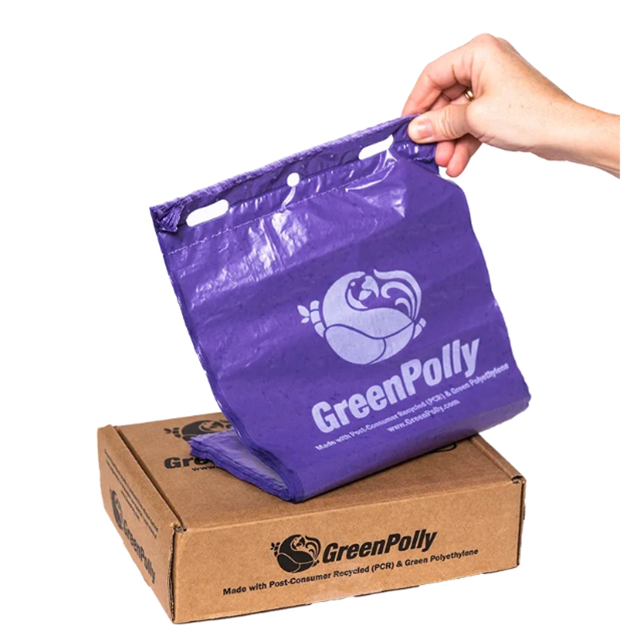 GreenPolly Pet Waste Bags – 90% Recycled Plastic, Strong & Leak-Resistant